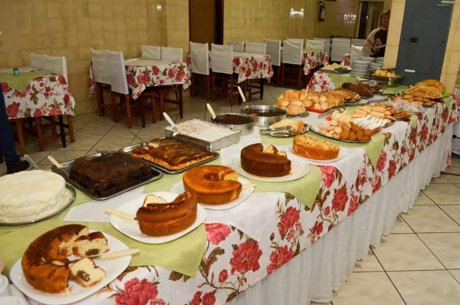 Hotel Novo Tamburi Santa Terezinha do Itaipu Esterno foto