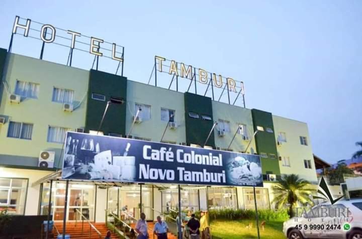 Hotel Novo Tamburi Santa Terezinha do Itaipu Esterno foto